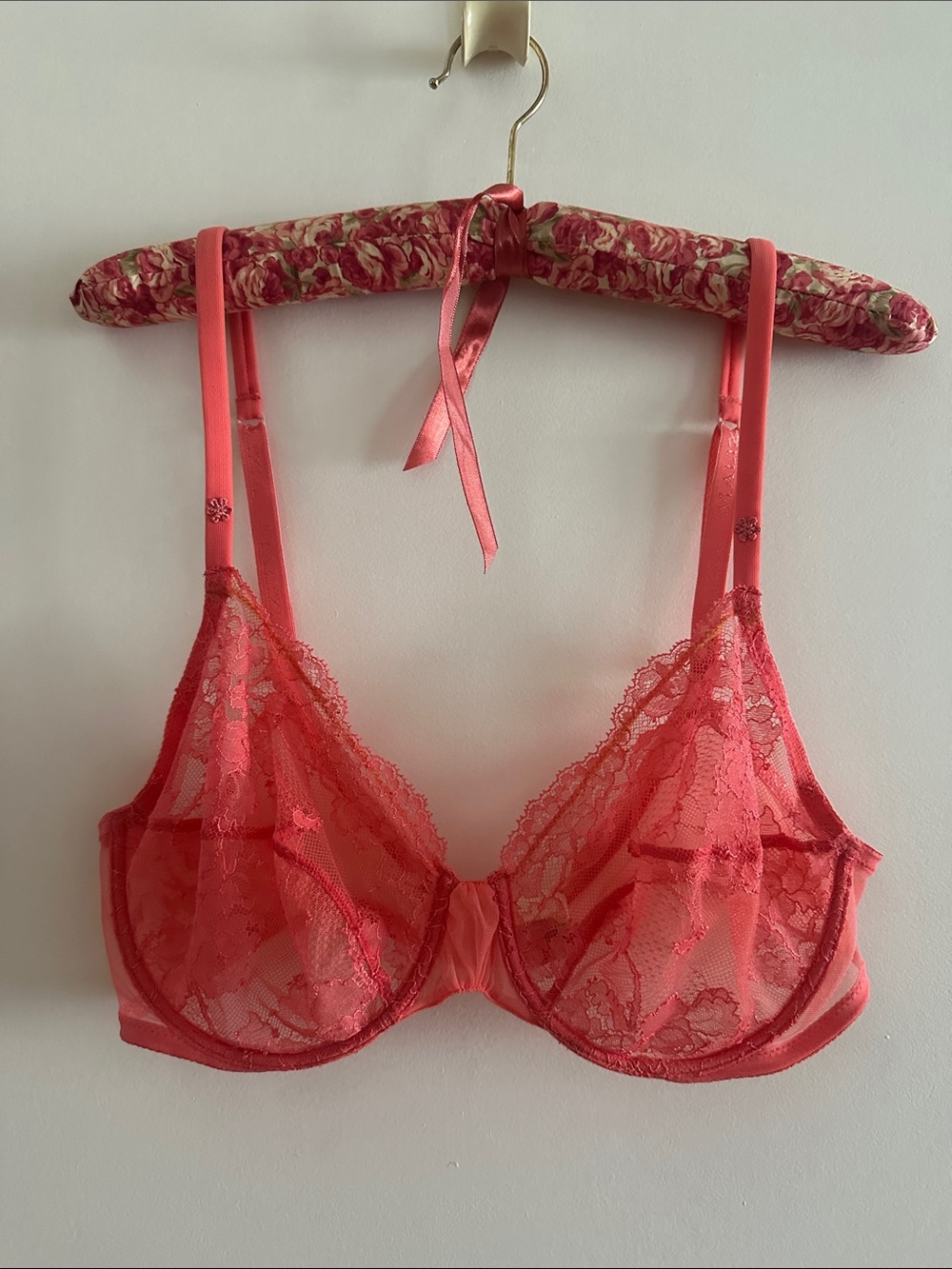 La Perla Malizia Pink Lace Underwire Bra